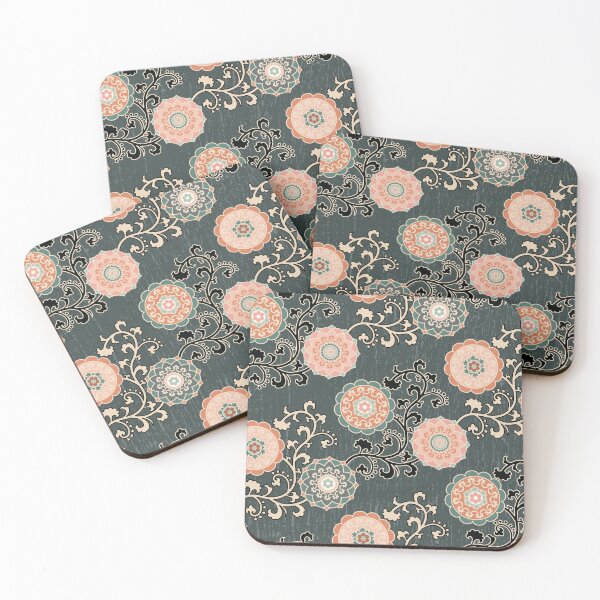Item preview, Suzani Flowers-Retro designed and sold by Pamelandia.
