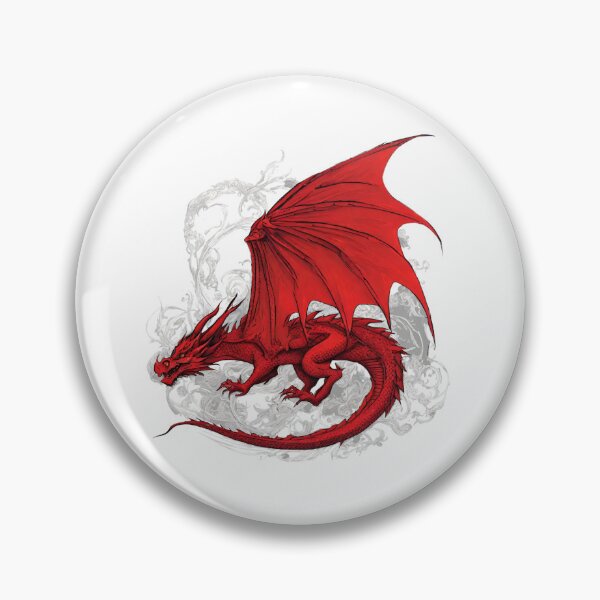 Artikelvorschau, roter Drache entworfen und verkauft von silviaol.