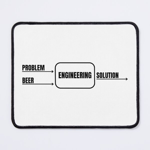 Item preview, Engineering, problem + beer = solution designed and sold by Entropiverse.