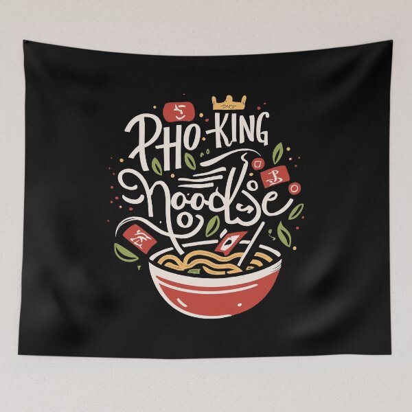 Item preview, Pho King Delicious Pho Funny Bumper Sticker designed and sold by InspireSticker.