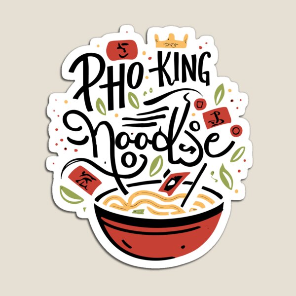 Item preview, Pegatina Para Coche Pho King Delicious Pho divertido designed and sold by InspireSticker.