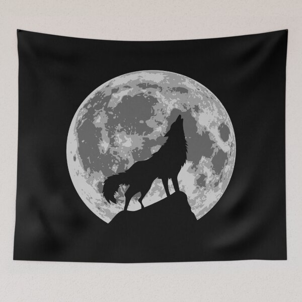 Item preview, Halloween Moon Wolf designed and sold by InfinityTone.