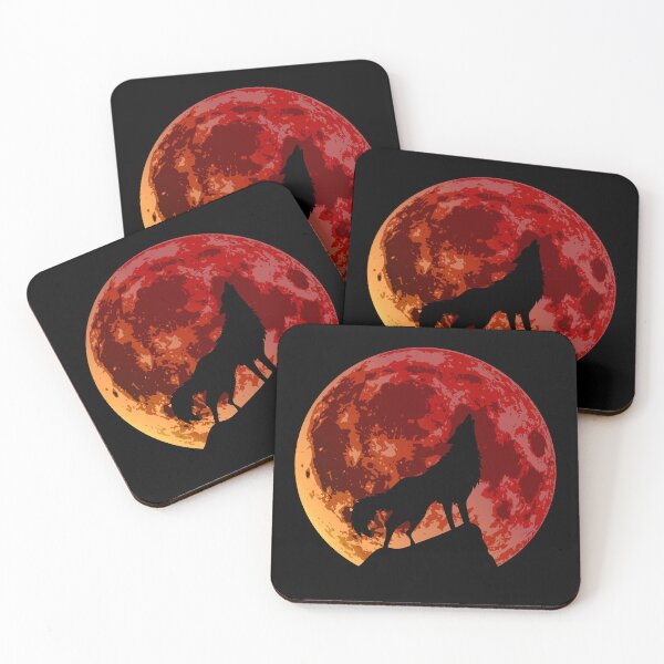Item preview, Halloween Blood Moon Wolf designed and sold by InfinityTone.