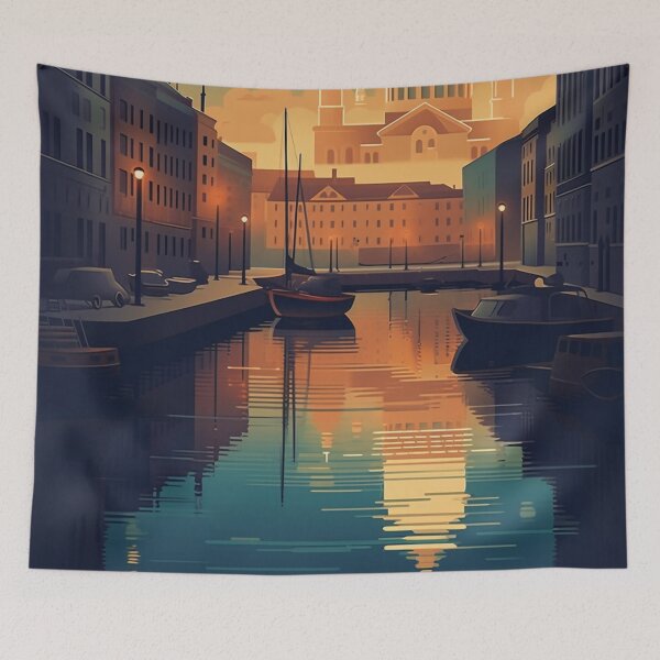 Item preview, A Pop Art Travel Print of Helsinki - Finland  designed and sold by StudioRedKoala.