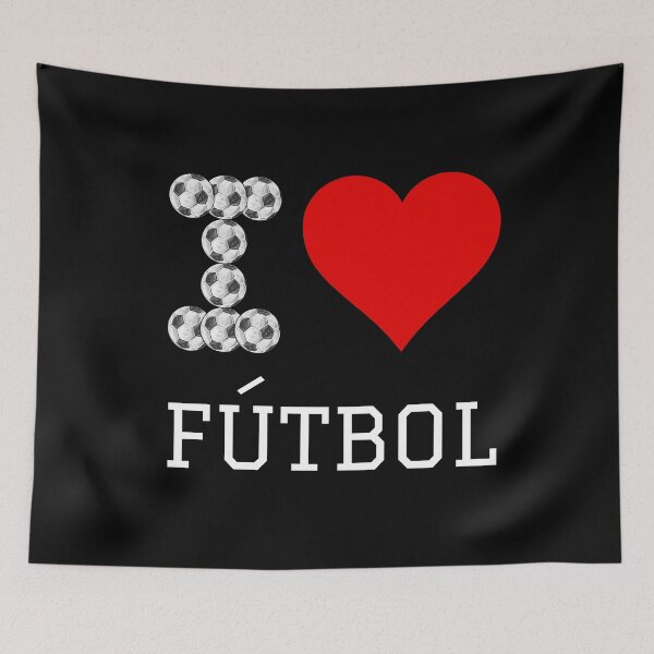 Item preview, I Red Heart I Love Futbol designed and sold by mariejosee22.