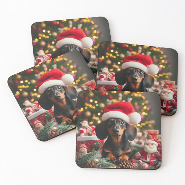 Item preview, Dachshund Christmas,  designed and sold by fatbanana.