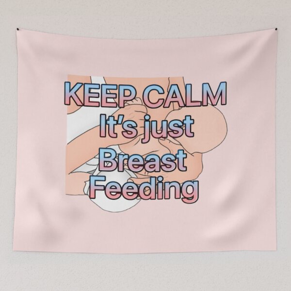Item preview, Keep calm it’s just breastfeeding  designed and sold by Artistkhg.