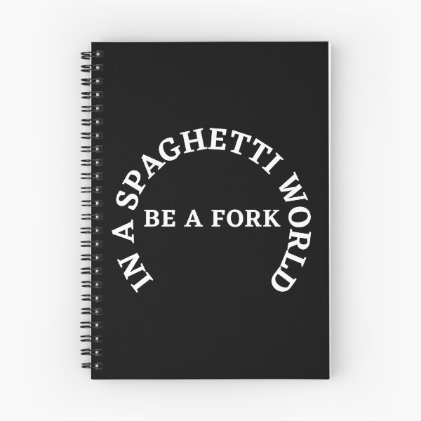 Item preview, Eating Spaghetti World Text in White designed and sold by AIrtisticPrints.