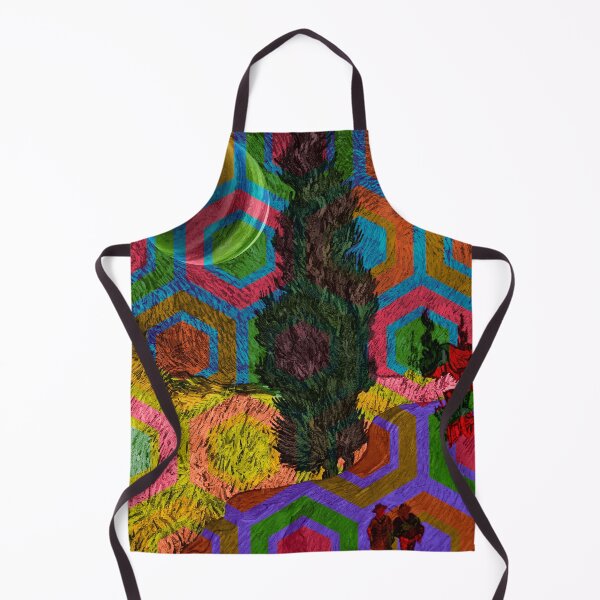 Item preview, Road with Cypress and Star by Van Gogh (Remix by SABRE) designed and sold by sabreart.