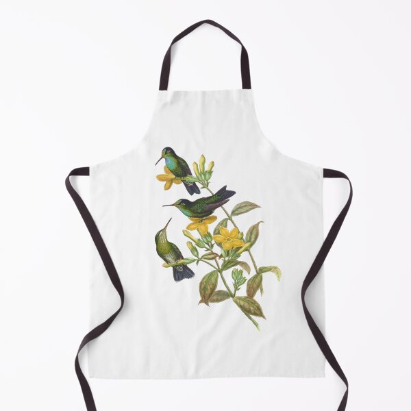 Item preview, Velvet Browed Brilliant Hummingbirds Vintage Watercolor by John Gould Sweet Pretty Happy Birdwatching Gift designed and sold by ElegantTeaTime.