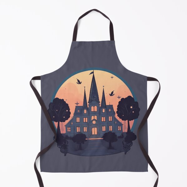 Item preview, Dark academia old school castle designed and sold by VanillaBlueSky.