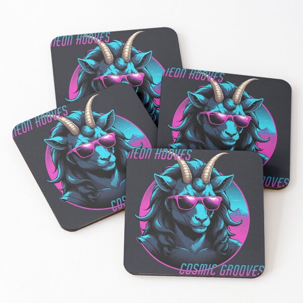 Item preview, Neon Hooves, Cosmic Grooves designed and sold by artismysterium.