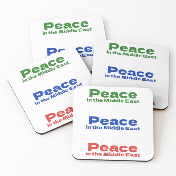 Item preview, Peace in the Middle East sticker pack red blue green designed and sold by Inspirationmotivation.