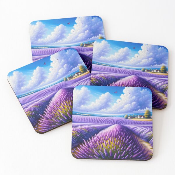 Item preview, Lavender Dreams - Idyllic Fields Bathed in Sunlight designed and sold by Newpixelland.