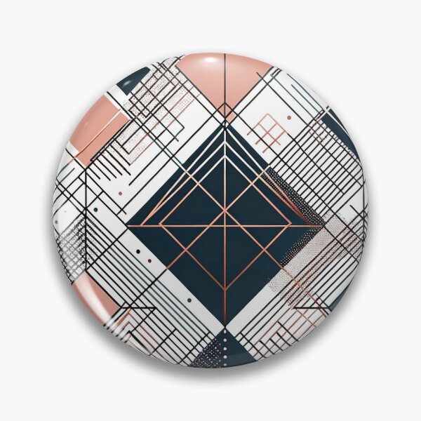 Item preview, Geometric Diamond and Triangle Pattern  designed and sold by The-Library.