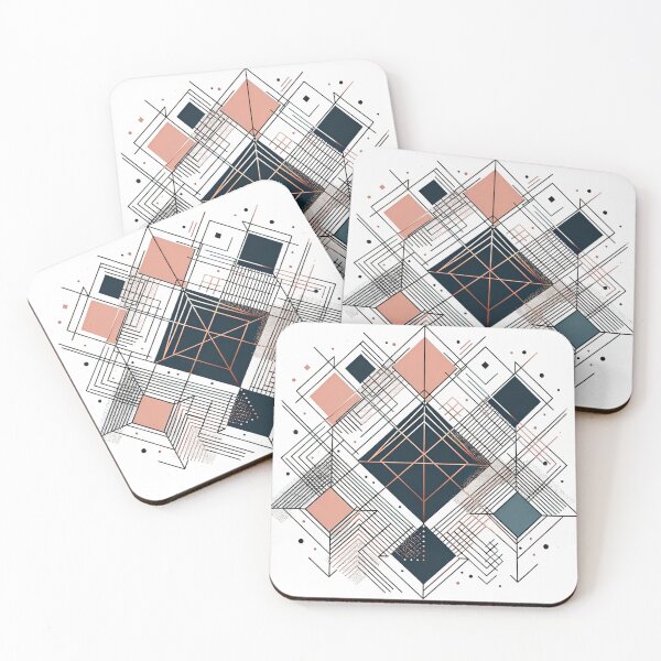 Item preview, Geometric Diamond and Triangle Pattern  designed and sold by The-Library.