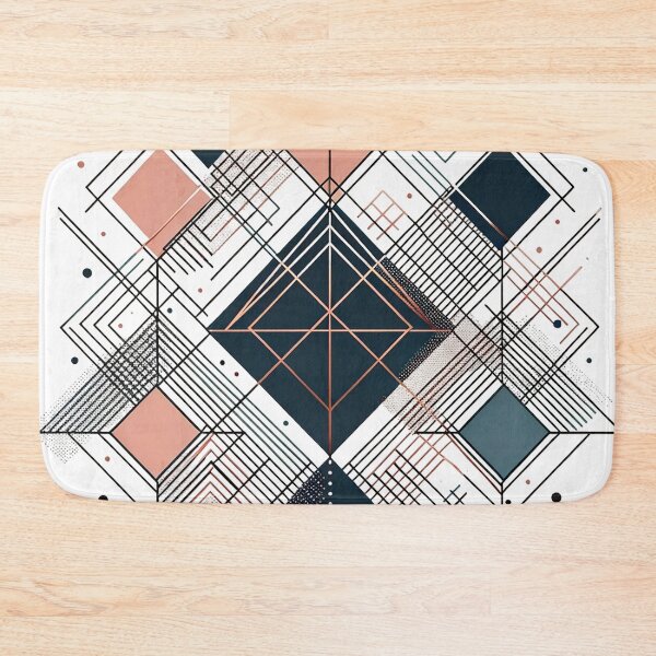 Item preview, Geometric Diamond and Triangle Pattern  designed and sold by The-Library.