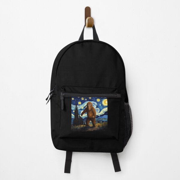 Artikelvorschau, Sasquatch Starry Night Bigfoot van Gogh Gemälde entworfen und verkauft von Vangoholic.