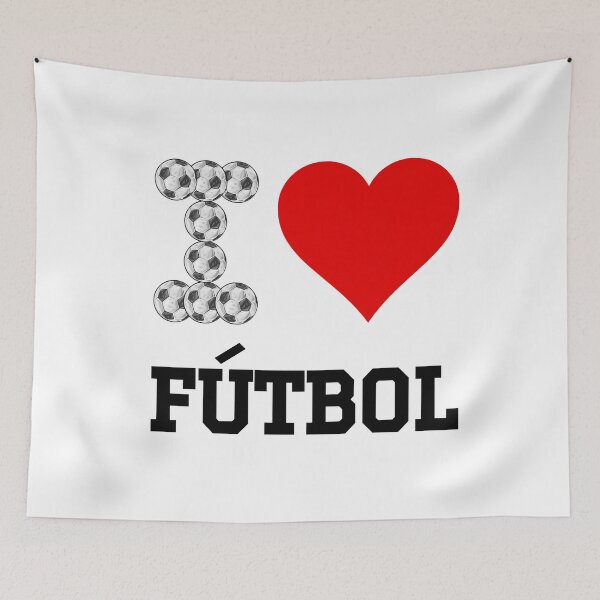 Item preview, I Red Heart I Love Futbol designed and sold by mariejosee22.