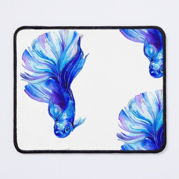 Item preview, Betta Fish Blue, Siamese Fighting fish designed and sold by EveiArt.