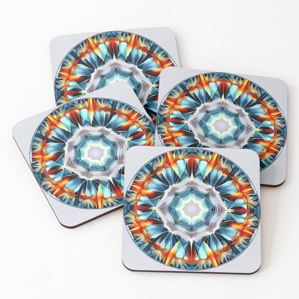 Item preview, Hyperbolic Flower Mandala Fractal designed and sold by MaxEntropyArt.
