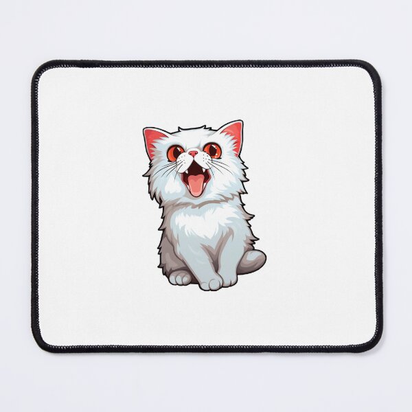 Item preview, White Cat stickers  designed and sold by ModernElegance8.