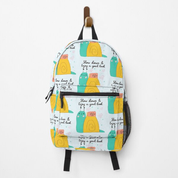 Item preview, Cozy Reading Cute Kawaii Bookish Snail Illustration designed and sold by Renata illustrata.
