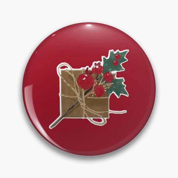 Item preview, Dulce paquete navideño con acebo y cordel designed and sold by madeonbright.
