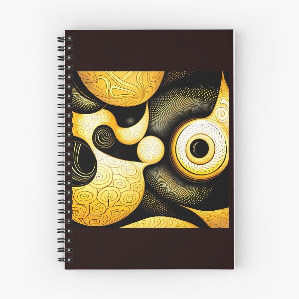 Item preview, Yellow and Black Abstract Pattern designed and sold by Paw's Arts.