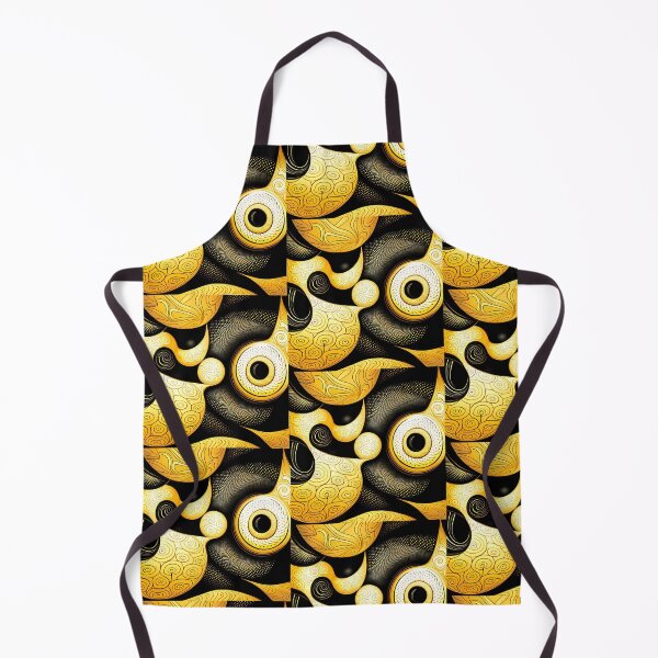 Item preview, Yellow and Black Abstract Pattern designed and sold by Paw's Arts.