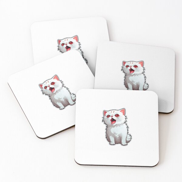 Item preview, Copy of White Cat stickers  designed and sold by ModernElegance8.