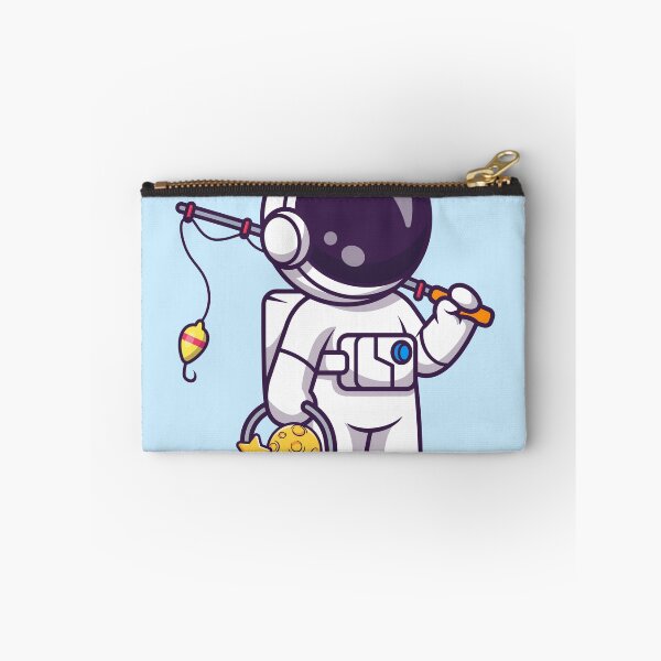 Item preview, Cute Astronaut Fishing Star and Moon - Cartoon Vector Icon designed and sold by hjian8219.