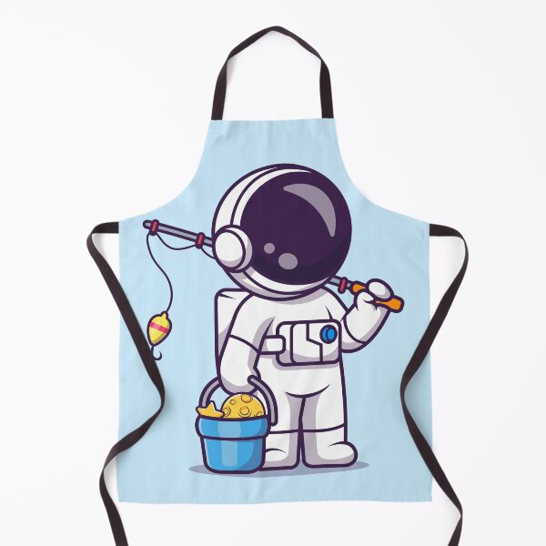 Item preview, Cute Astronaut Fishing Star and Moon - Cartoon Vector Icon designed and sold by hjian8219.