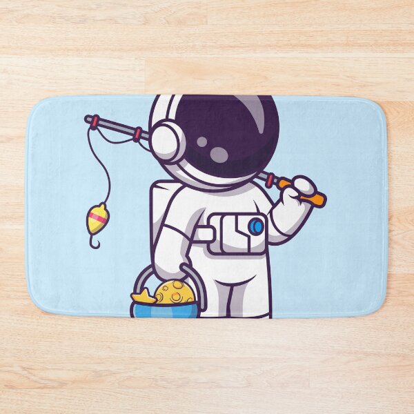 Item preview, Cute Astronaut Fishing Star and Moon - Cartoon Vector Icon designed and sold by hjian8219.