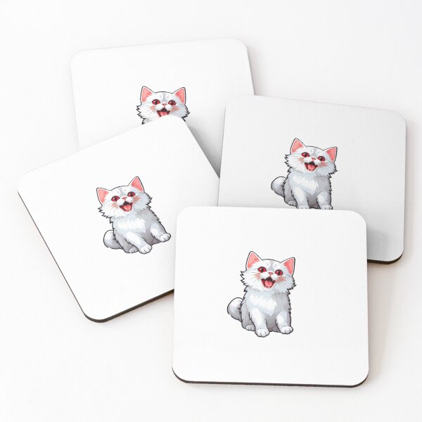 Item preview, Copy of Copy of White Cat stickers  designed and sold by ModernElegance8.