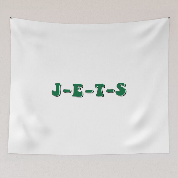 Item preview, New York Jets Funky Retro J-E-T-S  designed and sold by Gang Green Gear.