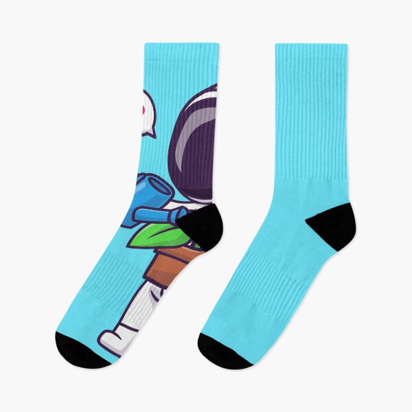 Item preview, Cute Astronaut Watering Plant - Cartoon Vector Icon designed and sold by hjian8219.