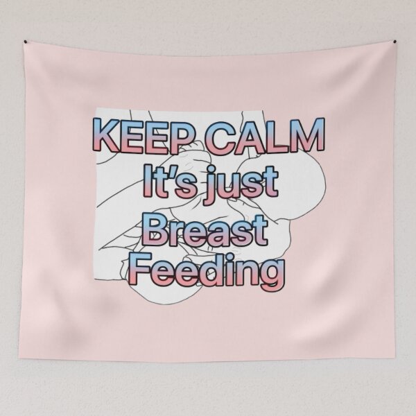 Item preview, Keep calm it’s just breastfeeding  designed and sold by Artistkhg.