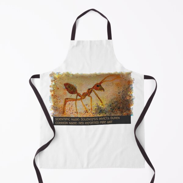 Item preview, Fire Ant watercolor with Scientific Definition-Solenopsis Invicta Buren designed and sold by LkateMc.