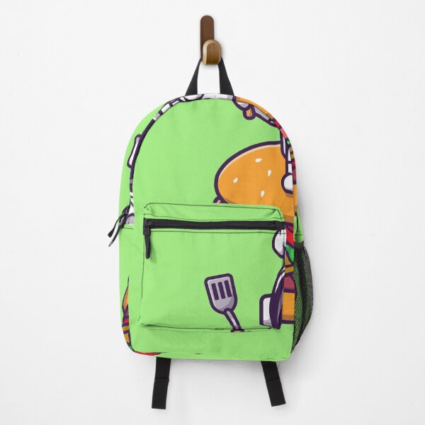 Item preview, Cute Astronaut Chef with Spatula on Burger - Cartoon Vector Icon designed and sold by hjian8219.