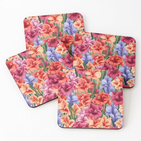Item preview, Gladiolus Flowers Pattern designed and sold by WildlifeInc.