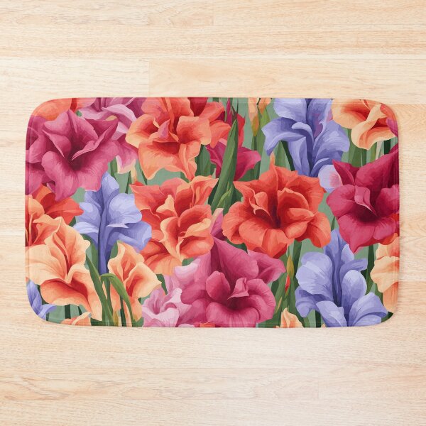 Item preview, Gladiolus Flowers Pattern designed and sold by WildlifeInc.
