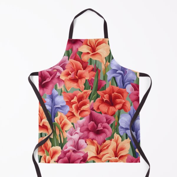 Item preview, Gladiolus Flowers Pattern designed and sold by WildlifeInc.