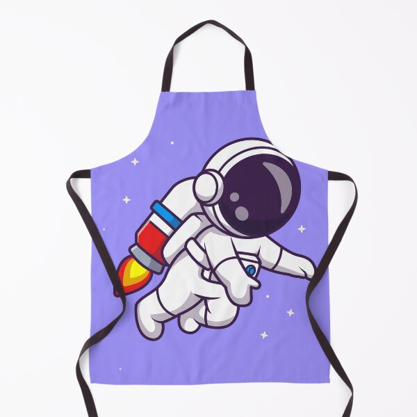 Item preview, Cute Astronaut Flying with Rocket in Space - Cartoon Vector Icon designed and sold by hjian8219.