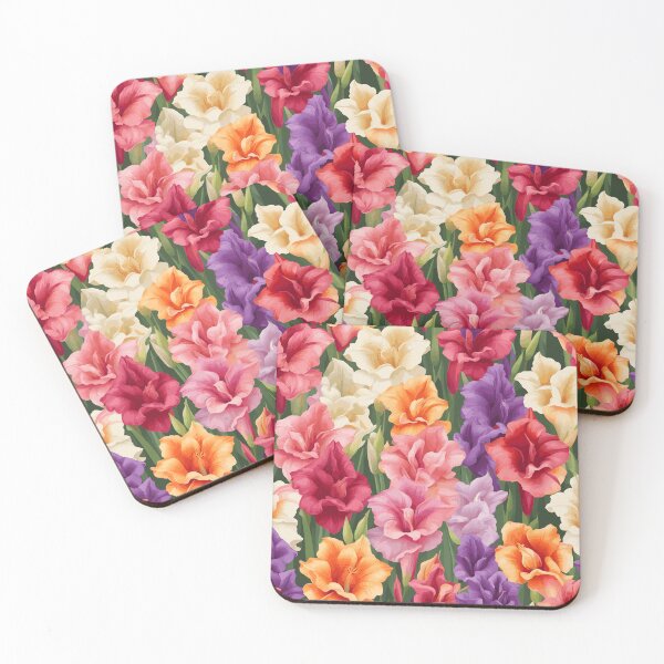 Item preview, Gladiolus Flowers Pattern designed and sold by WildlifeInc.