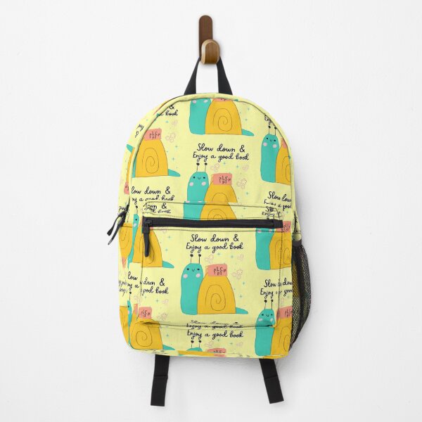 Item preview, Cozy Reading Cute Kawaii Bookish Snail Illustration designed and sold by Renata illustrata.