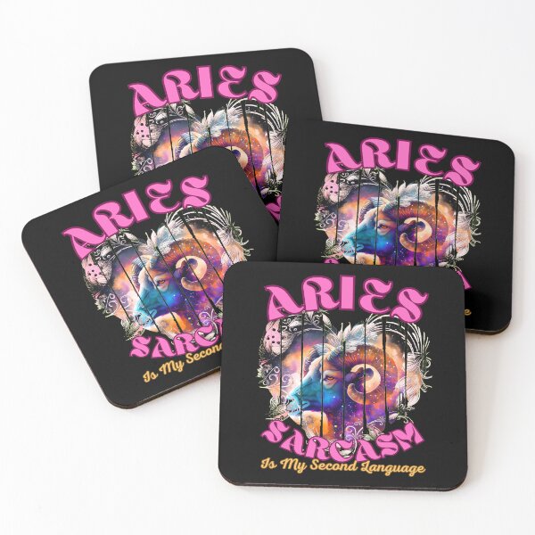 Item preview, Aries: Sarcasm Is My Second Language. aries lover designed and sold by ZodiacWonders.