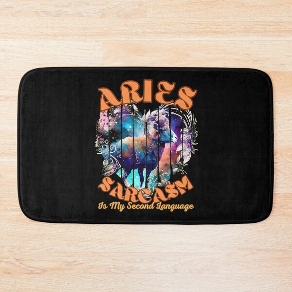 Item preview, Aries: Sarcasm Is My Second Language. aries funny designed and sold by ZodiacWonders.