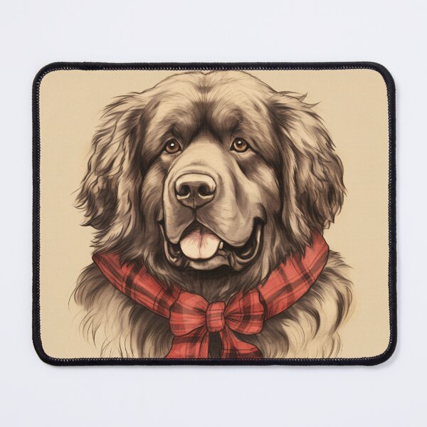 Item preview, Newfoundland Christmas Plaid Watercolor designed and sold by rafaeltto.