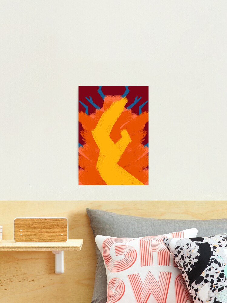 Thumbnail 2 of 3, Photographic Print, A Flame of Thunder designed and sold by EightBuffalo.